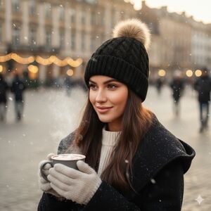 Just cozy knit hat NWT